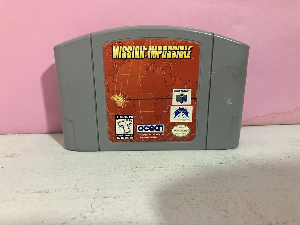 Mission: Impossible (Nintendo 64, N64, 1998) Authentic - Tested - Cartridge Only